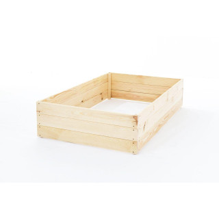 Fából készült kerti ágyas - 200x100x27cm