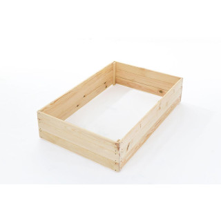 Fából készült kerti ágyas - 200x100x27cm