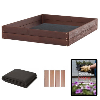 Impregnált faágyas - 120x80x18cm