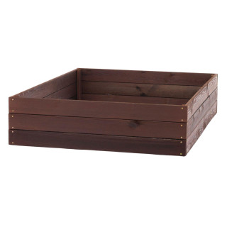 Impregnált kerti faágyas - 120x100x27cm