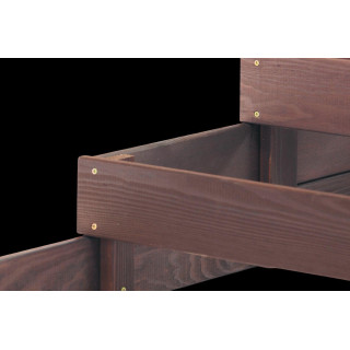 Impregnált 4 szintes faágyas - 120x120x36cm