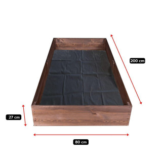 Impregnált faágyas - 200x80x27cm