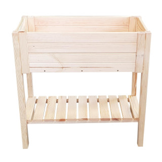 Fából készült állvány virágoknak/virágcserépnek - 39x79x79cm