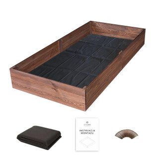 Impregnált faágyas -240x80x27cm