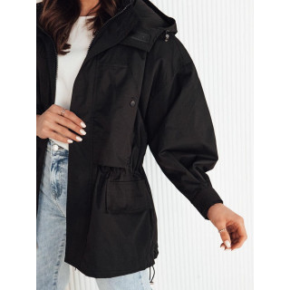 Oversize parka fekete színben