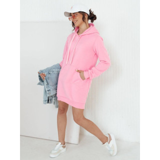 Női kapucnis ruha rózsaszínben