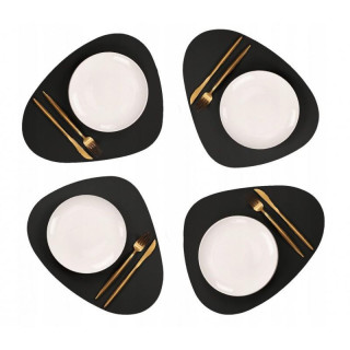 Vízálló fekete asztali szőnyeg