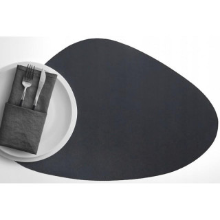 Vízálló fekete asztali szőnyeg