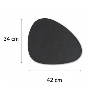 Vízálló fekete asztali szőnyeg