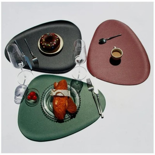 Vízálló fekete asztali szőnyeg