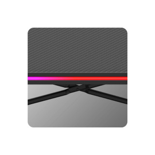 Fekete játékasztal Huzaro HERO 1.7 RGB BLACK