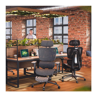 Fekete ergonomikus szék Mark Adler EXPERT 7.9 BLACK