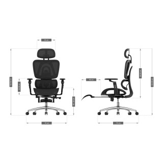 Fekete ergonomikus szék Mark Adler EXPERT 7.9 BLACK