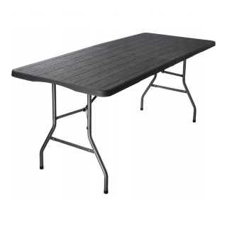 Összecsukható barna vendéglátóasztal - 70 x 180 cm