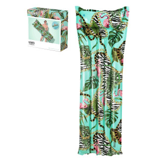 Felfújható virágmintás matrac