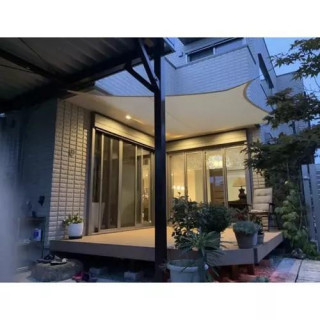 Bézs színű vízálló árnyékoló - 3x2 m