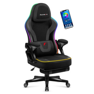 Huzaro FORCE 4.6 BLACK RGB SMART játékszék