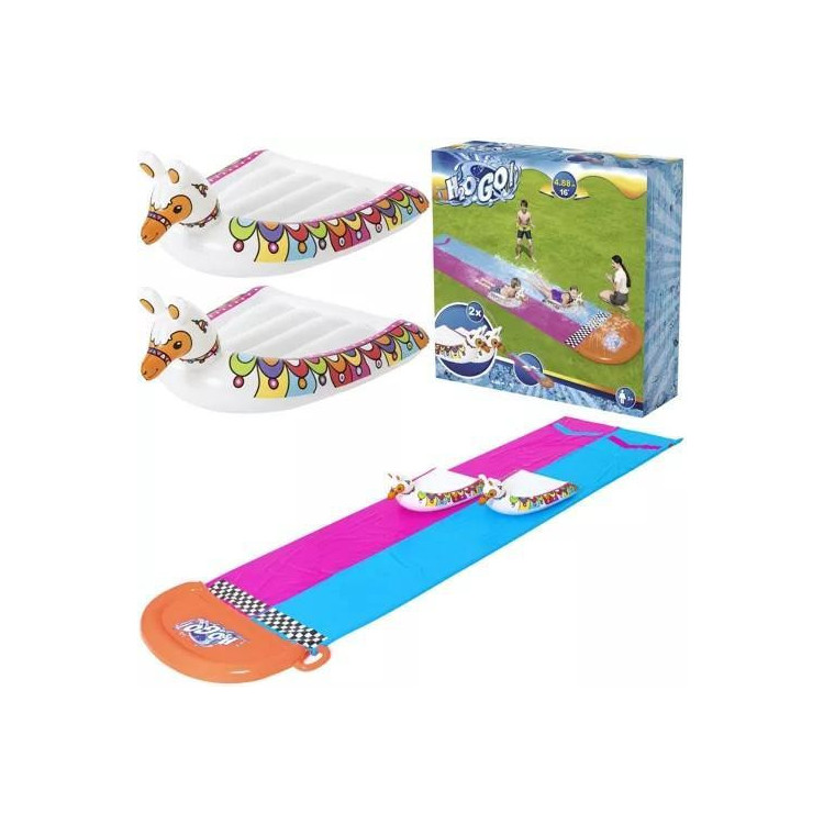 Felfújható dupla csúszda gyerekeknek