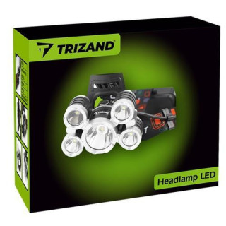 Fejlámpa 5 x LED T6 CREE