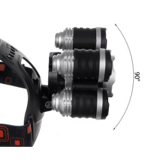 Fejlámpa 5 x LED T6 CREE