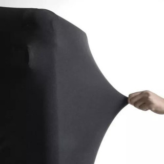 Fekete bőrönd huzat L - es méret