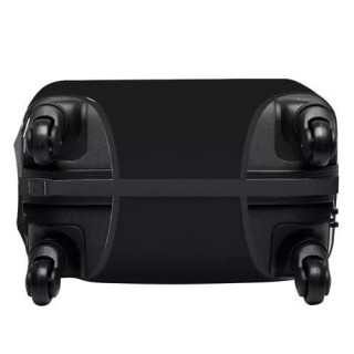 Fekete bőrönd huzat L - es méret