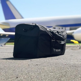 Fekete utazótáska - 40x50x90 cm