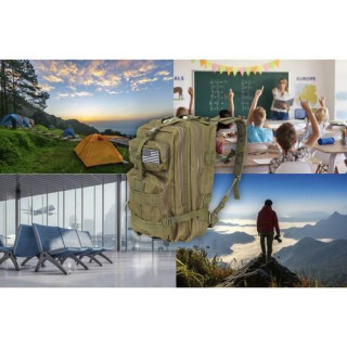 Zöld katonai/túra hátizsák 26 l