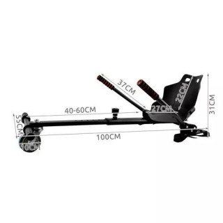 Állítható gokart kétkerekű deszkához