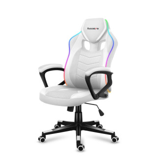 Huzaro játékszék RGB világítással FORCE 2.5 RGB WHITE MESH