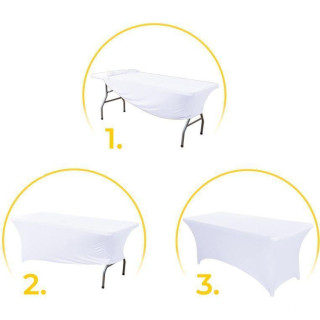 Univerzális terítőhuzat 180 cm-es vendéglátóipari asztalra