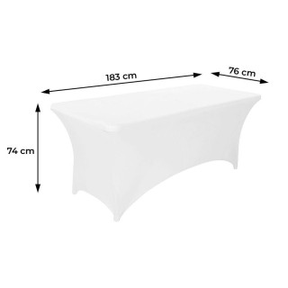 Univerzális terítőhuzat 180 cm-es vendéglátóipari asztalra