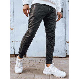 Férfi szabadidőnadrág sötétszürke színben