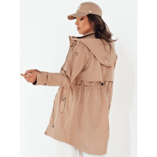 Női átmeneti parka bézs színben