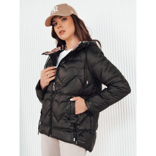 Steppelt női kabát fekete színben