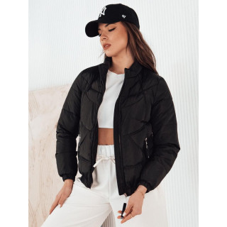 Steppelt fekete kabát tavaszra