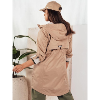 Bézs színű tavaszi parka