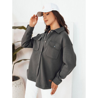 Sötétszürke női átmeneti kabát