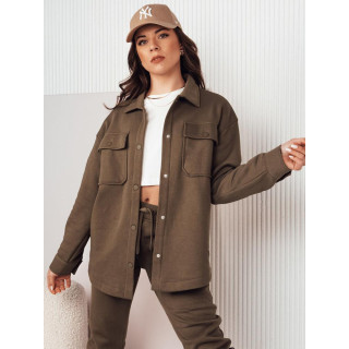 Női átmeneti kabát barna színben