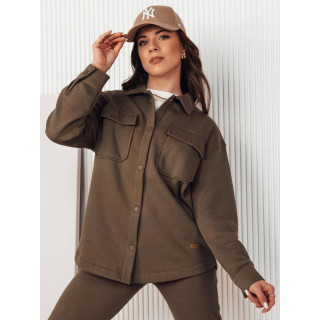 Női átmeneti kabát barna színben