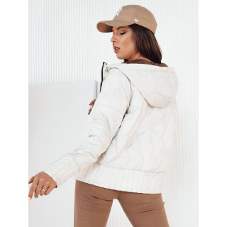 Fehér kétoldalú női kabát