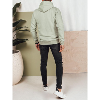 Férfi pulóver mintával olíva színben