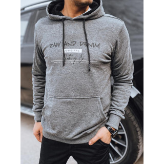 Sötétszürke férfi pulóver mintával