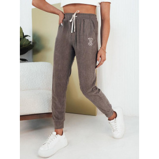 Szürke bársony melegítőnadrág