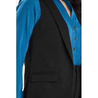 Elegáns női mellény fekete színben