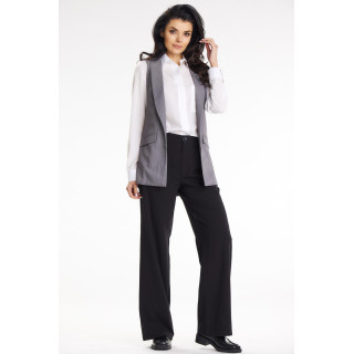 Szürke elegáns női mellény