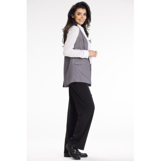 Szürke elegáns női mellény