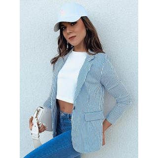 Női kék-fehér csíkos zakó