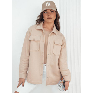 Átmeneti női kabát bézs színben