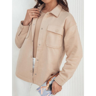 Átmeneti női kabát bézs színben